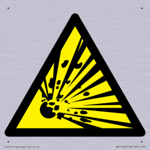 Warning Symbol: Explosive material